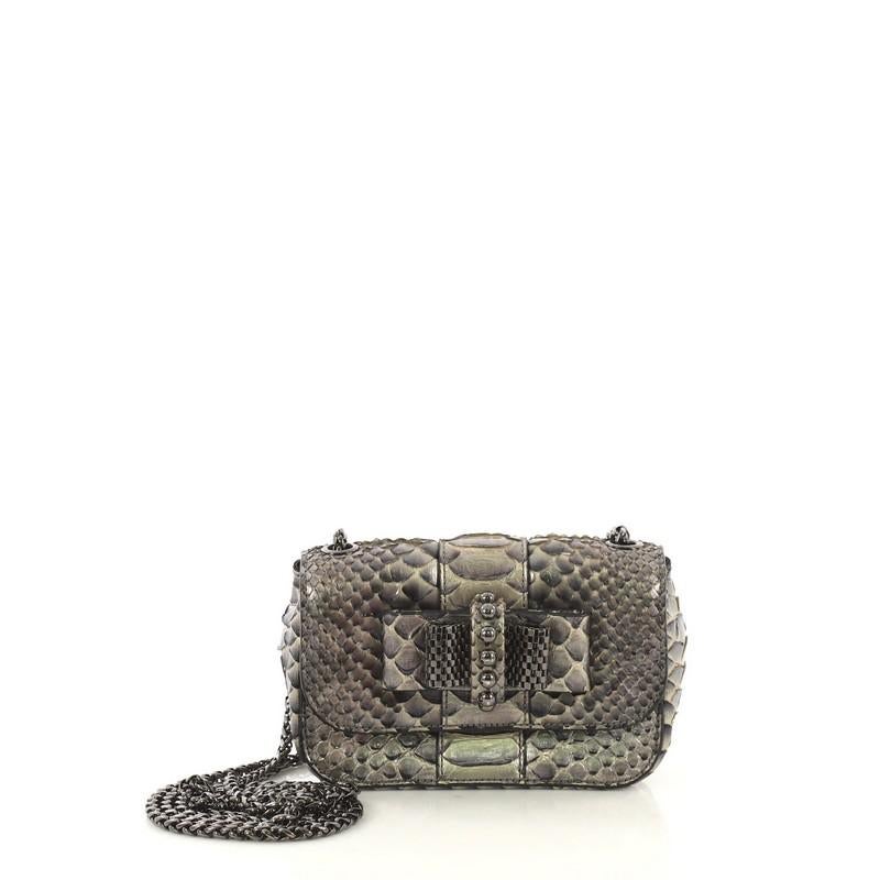 Christian Louboutin Sweet Charity Crossbody Bag Python Mini
