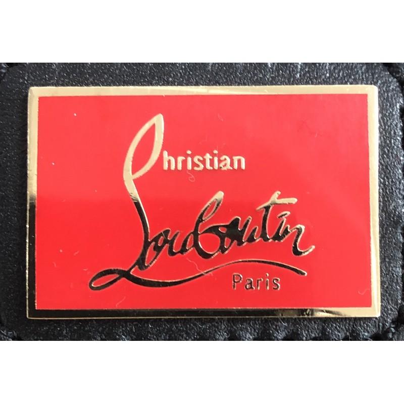 Women's Christian Louboutin Sweet Charity Crossbody Bag Spiked Leather Mini