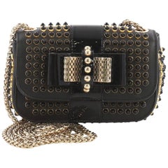 Christian Louboutin Sweet Charity Crossbody Bag Spiked Leather Mini