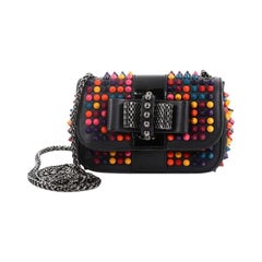 Christian Louboutin Sweet Charity Crossbody Bag Spiked Leather Mini