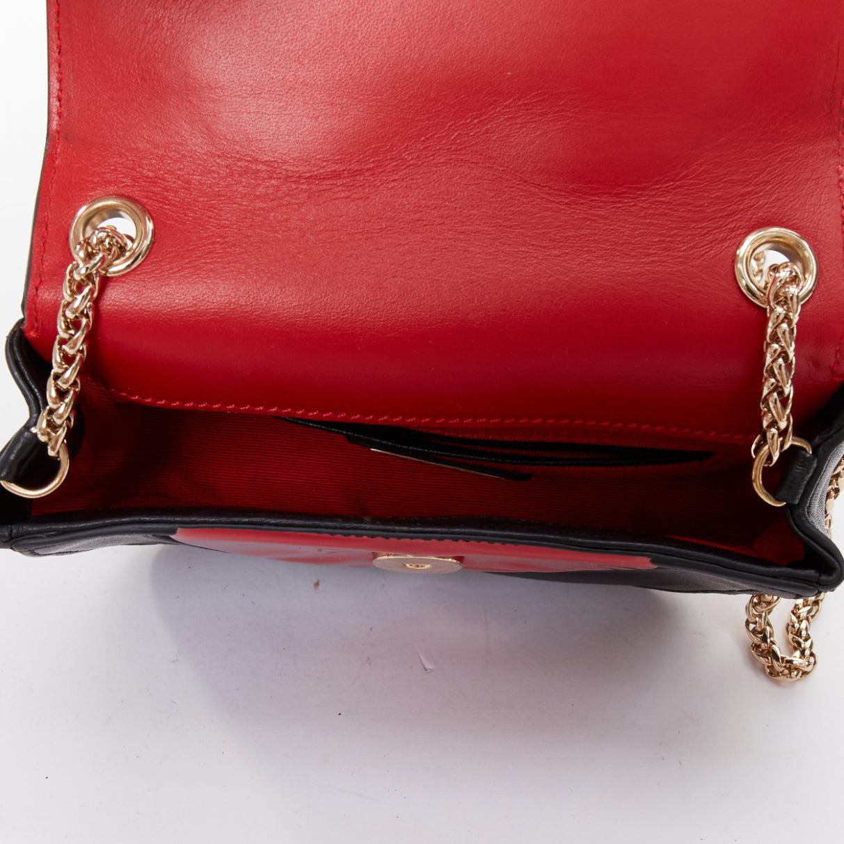 CHRISTIAN LOUBOUTIN Sweet Charity Heart leather red patent mini crossbody bag For Sale 5