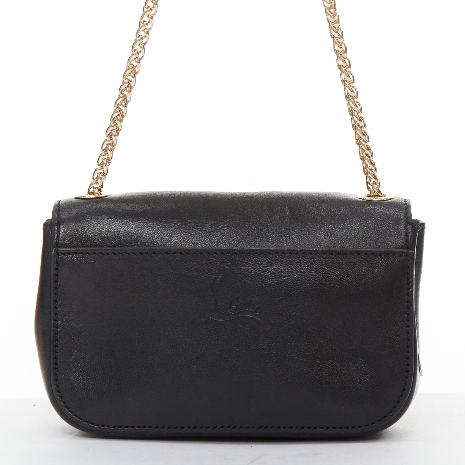 Women's CHRISTIAN LOUBOUTIN Sweet Charity Heart leather red patent mini crossbody bag For Sale