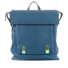  Christian Louboutin Syd Flap Backpack Spiked Leather