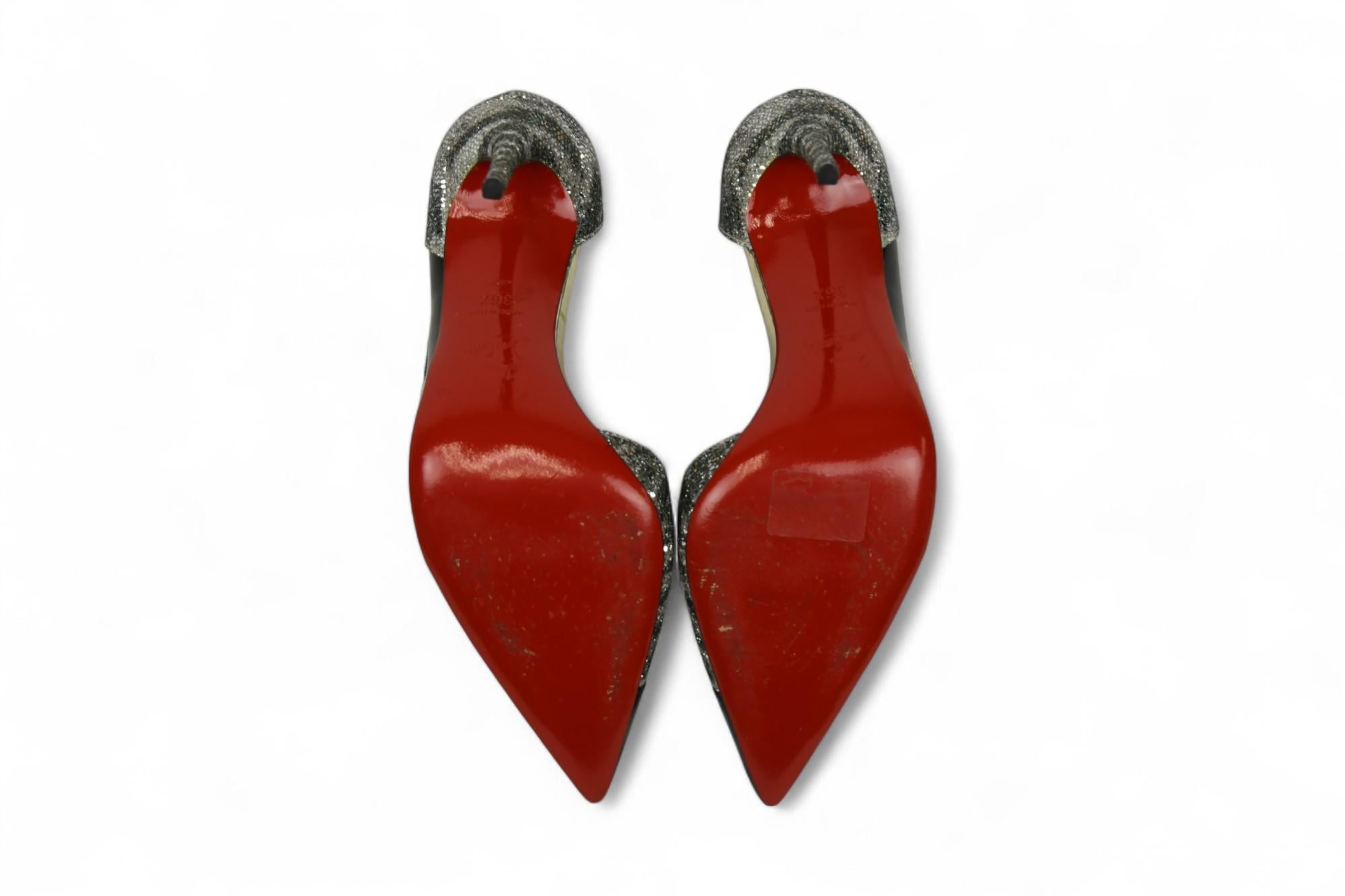 Christian Louboutin Tac Clac 100 Talons  Taille 6.5 US en vente 1