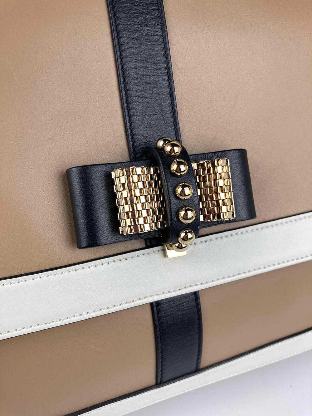 Donna Christian Louboutin Borsa a tracolla Tan Sweet Charity in vendita