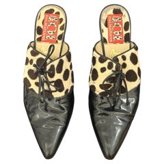 Christian Louboutin The Dalmatians movie Glen Close Pony hair leather Heels