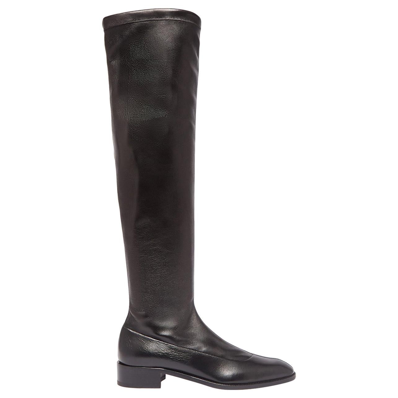 Christian Louboutin Theophila Leather Over-the-Knee Boots