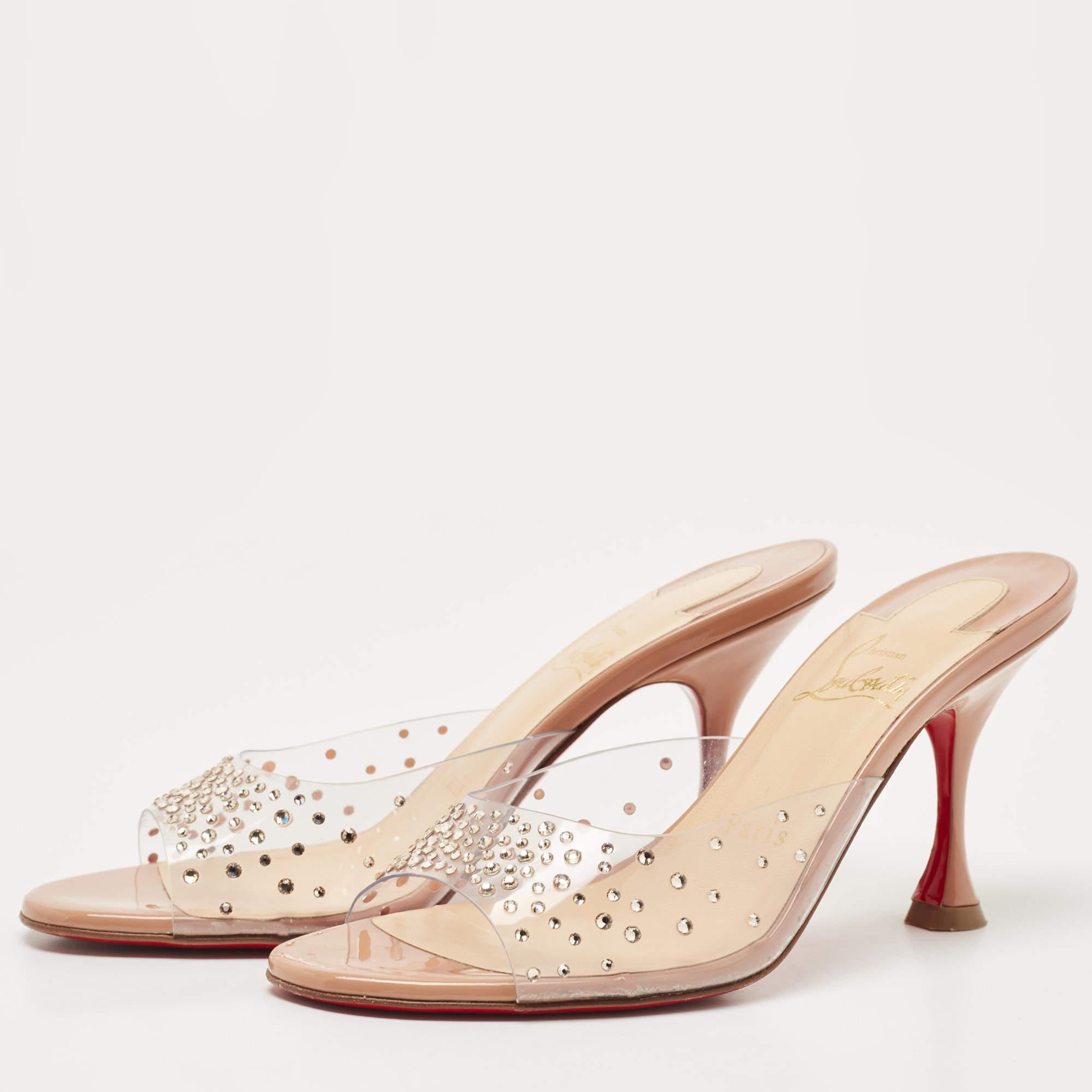 Louboutin transparente cheap