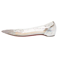 Christian Louboutin Transparent Patent Leather  Ballet Flats Size 40