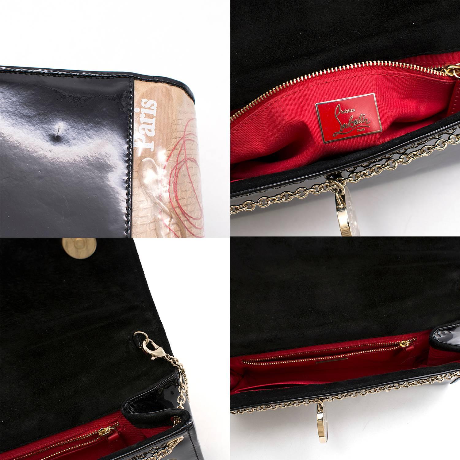  Christian Louboutin Trash Patent Leather Bag For Sale 5