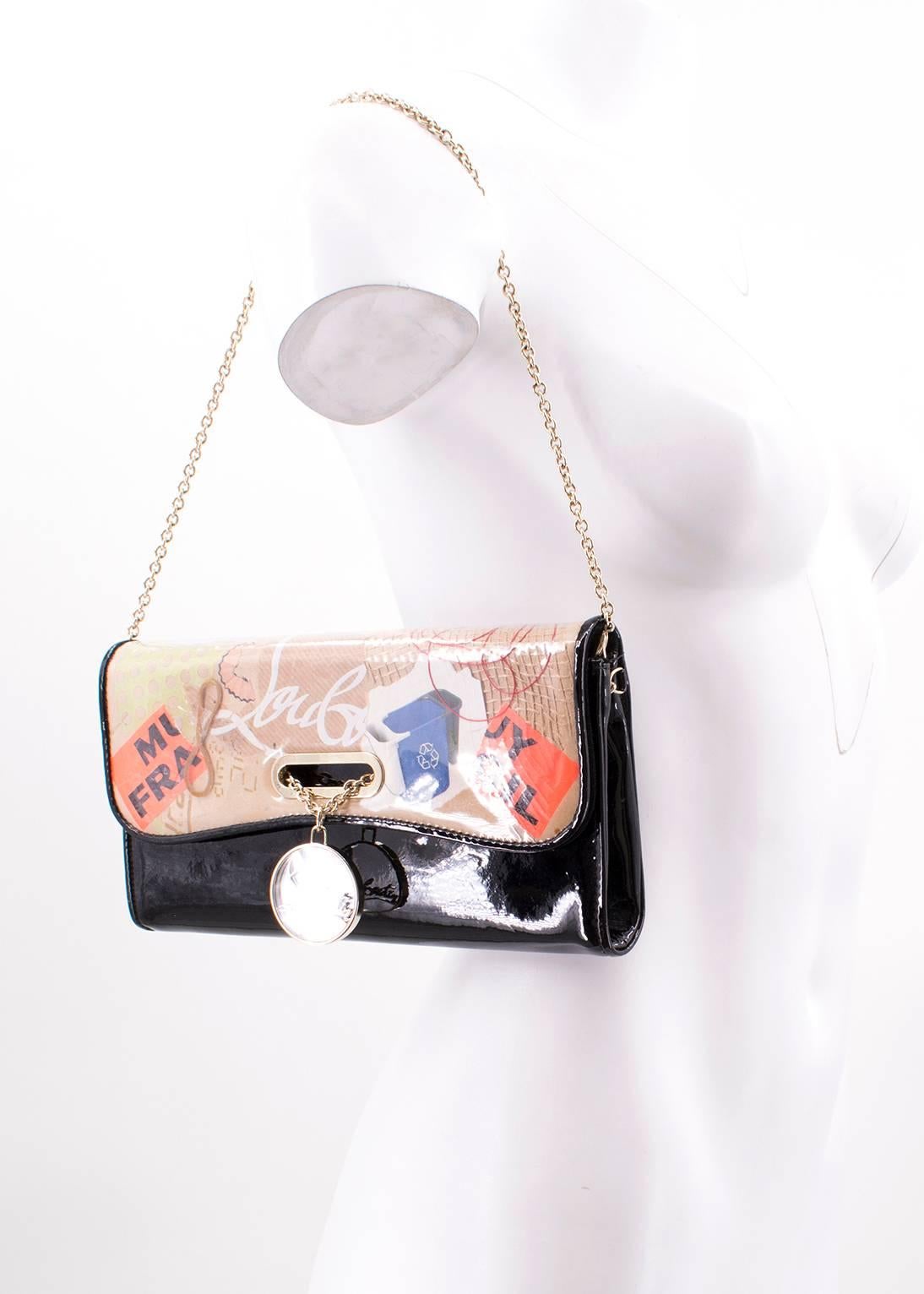  Christian Louboutin Trash Patent Leather Bag For Sale 3