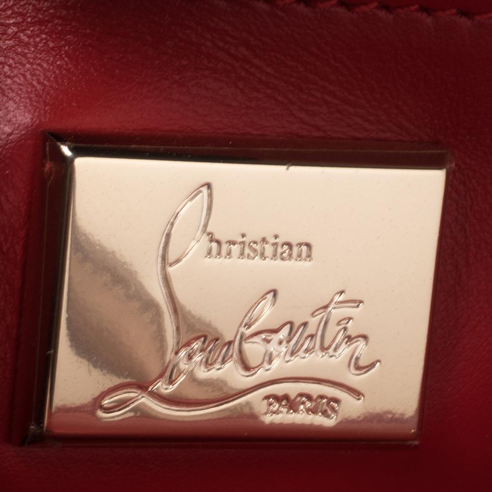 Christian Louboutin Tri Color Studded Leather Paloma Medium Tote 3