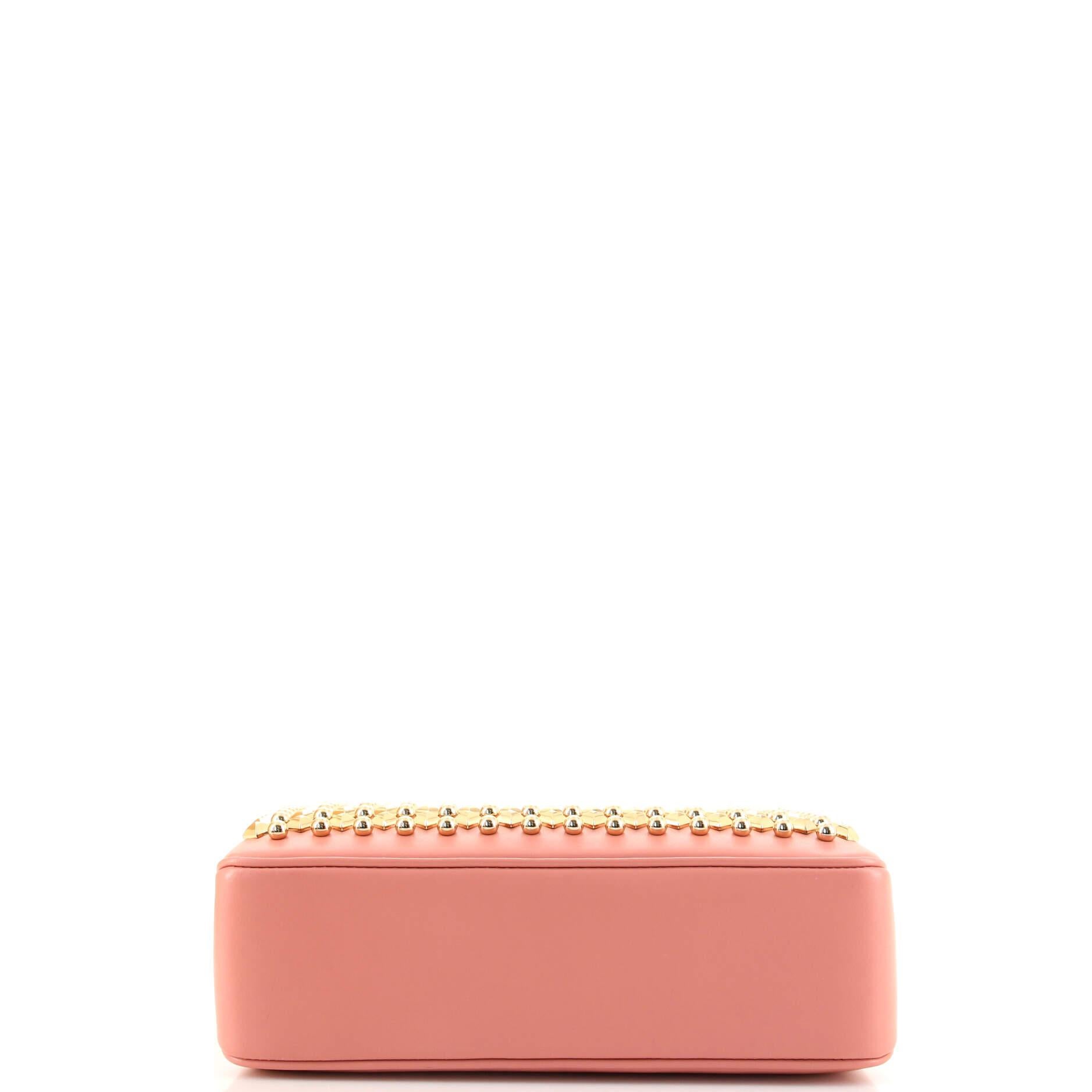 Women's or Men's Christian Louboutin Triloubi Chain Bag Spiked Leather Large