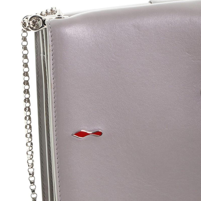 Christian Louboutin Triloubi Chain Bag Spiked Leather Small  2