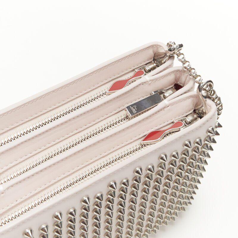 CHRISTIAN LOUBOUTIN Triloubi studded trio gusset shoulder chain crossbody bag For Sale 1