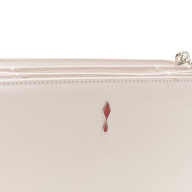 CHRISTIAN LOUBOUTIN Triloubi studded trio gusset shoulder chain crossbody bag For Sale 4