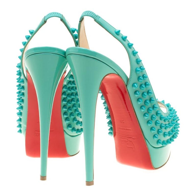 christian louboutin turquoise