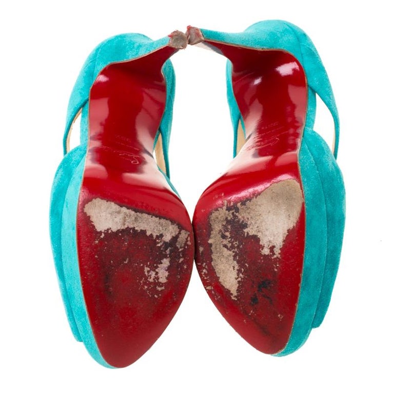 christian louboutin turquoise