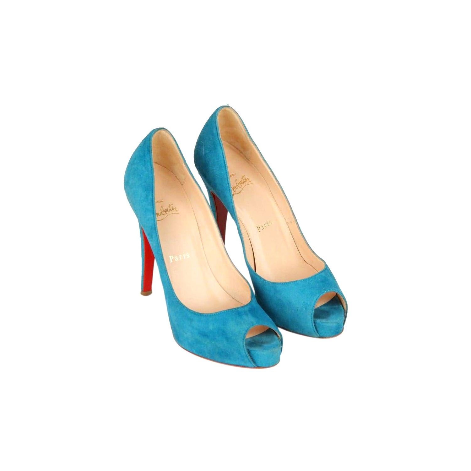 turquoise louboutins