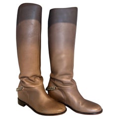 Christian Louboutin Turtledove Leather Boots IT 37.5