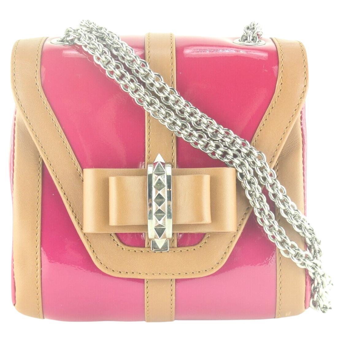 Christian Louboutin Two-Tone Chain Crossbody 2CL119K For Sale