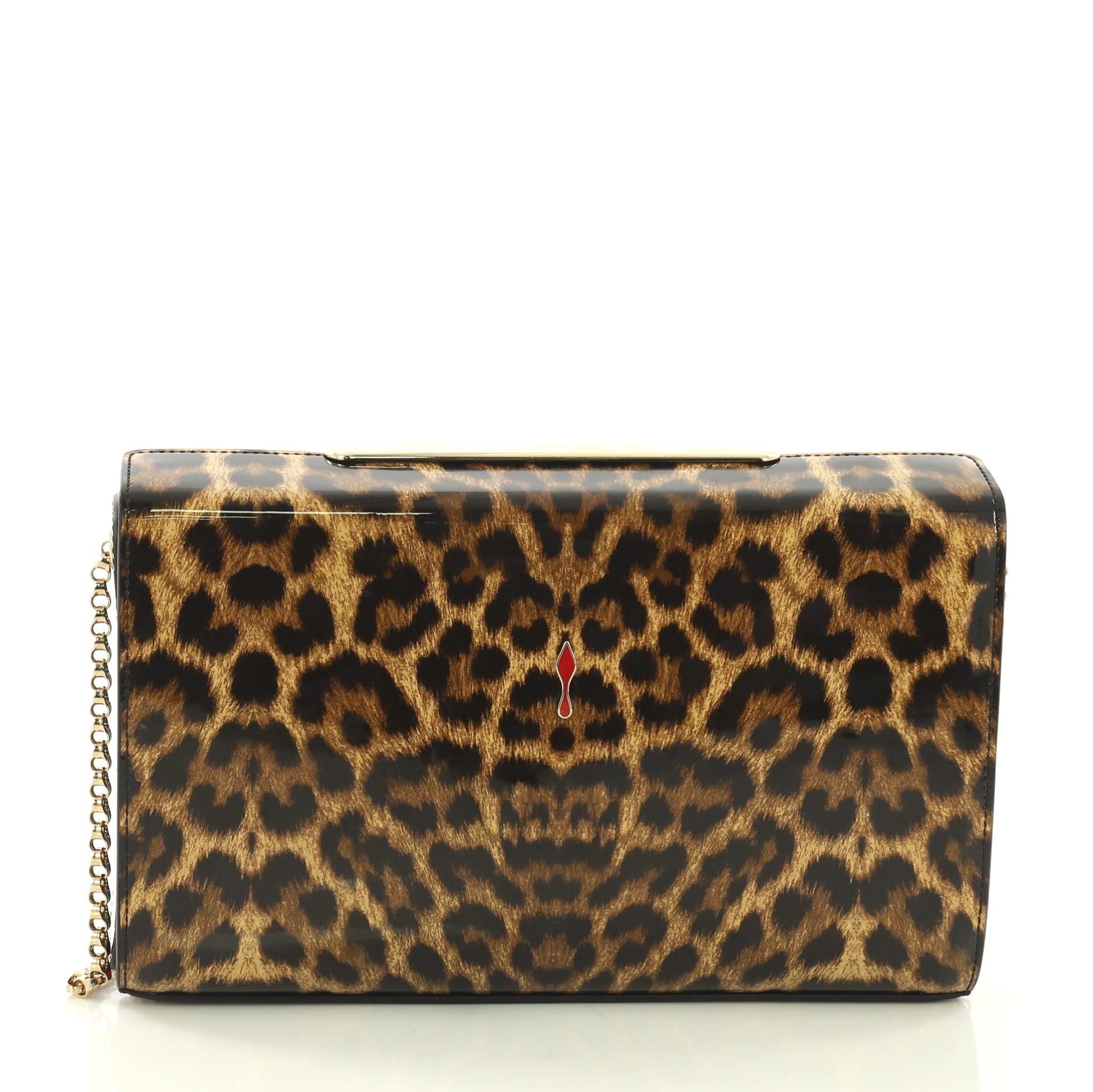 Christian Louboutin Vanite Clutch Printed Patent Small 1
