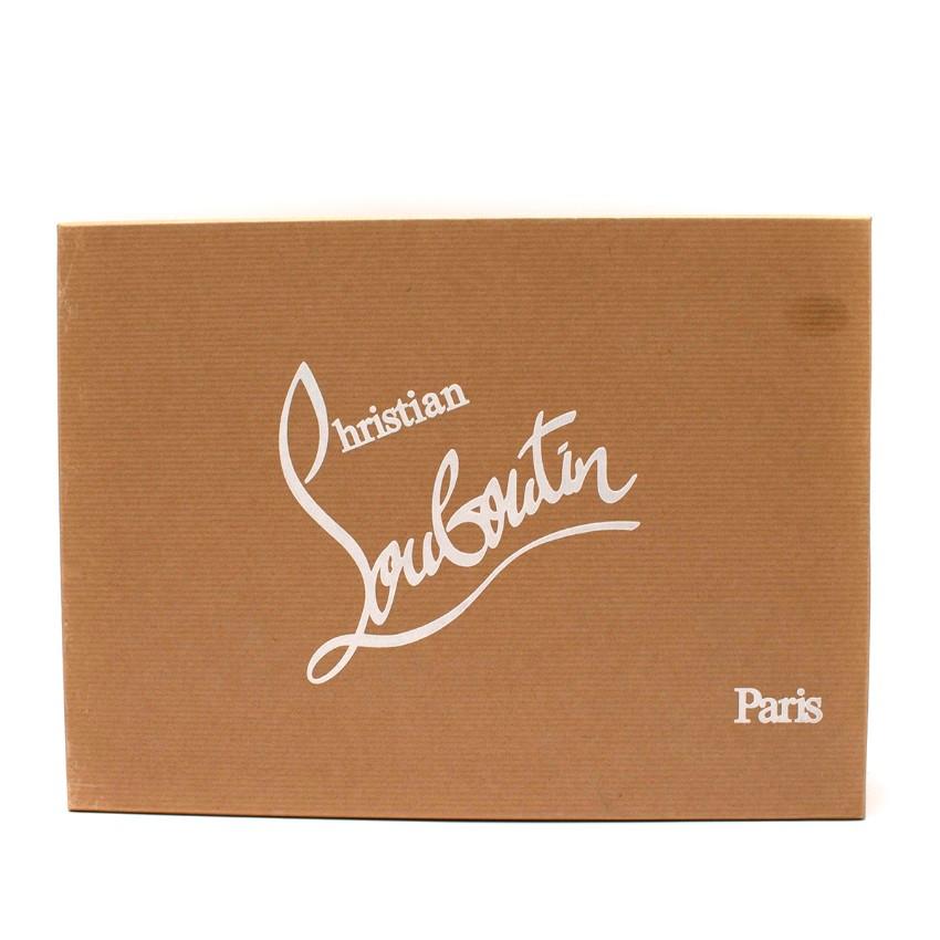 Christian Louboutin Very Prive 120mm off-white satin pumps US 8.5 4