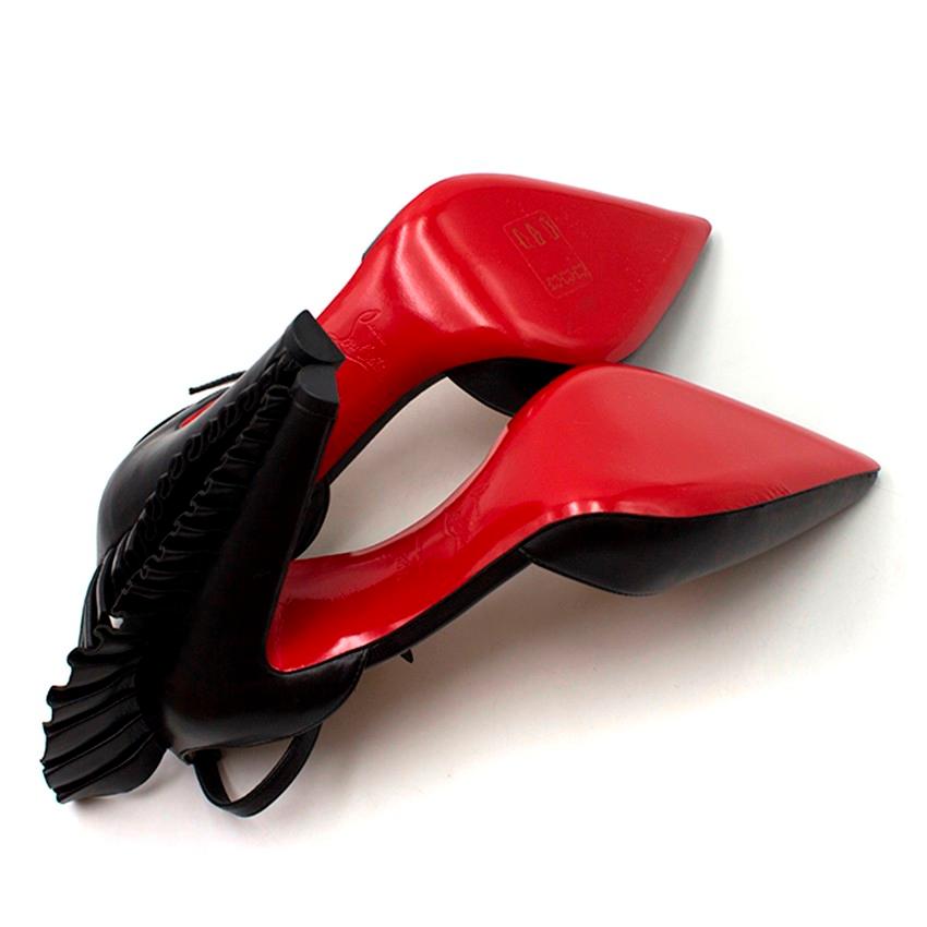 Christian Louboutin Victorina Flame 100 Pumps US 7.5 In Excellent Condition In London, GB