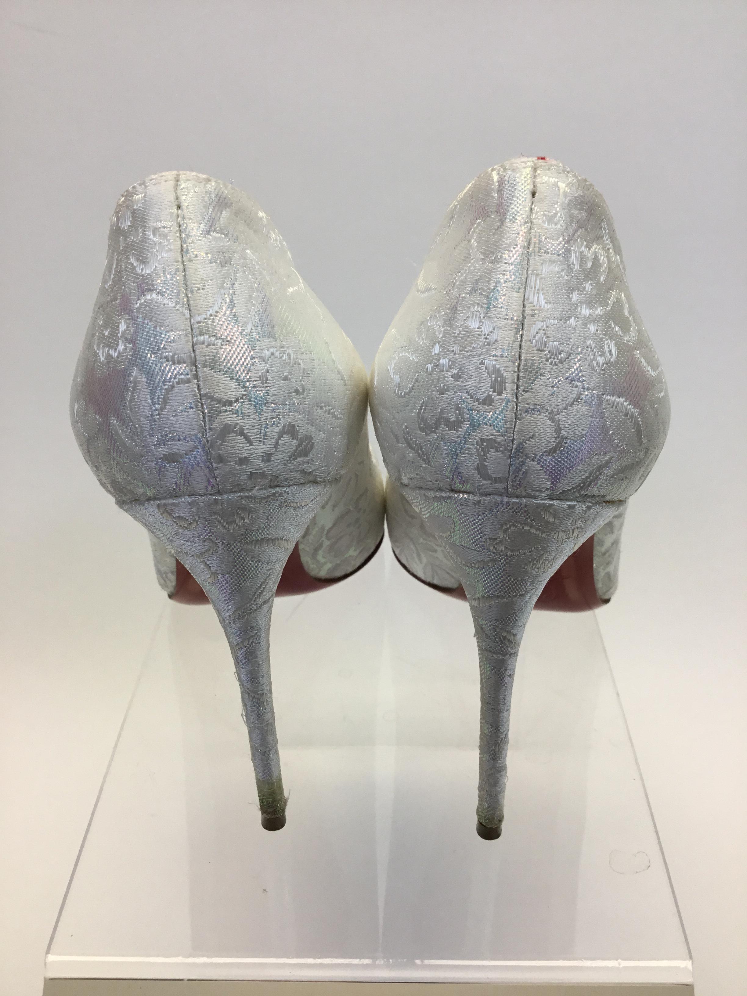christian louboutin iridescent heels