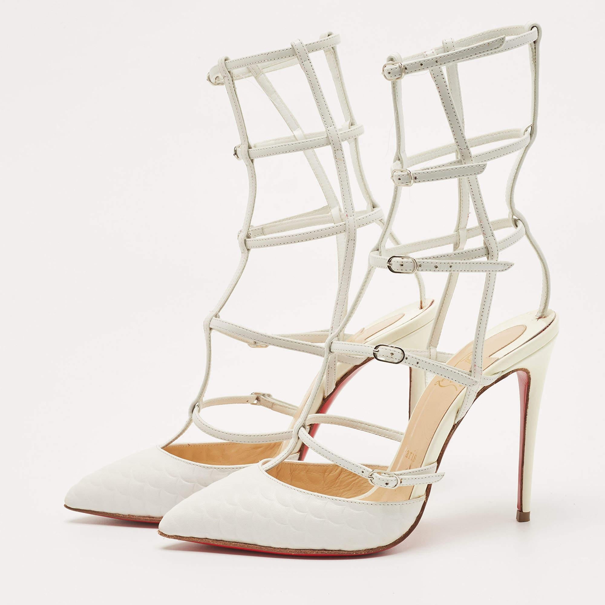 Make a chic style statement with these designer pumps. They showcase sturdy heels and durable soles, perfect for your fashionable outings!