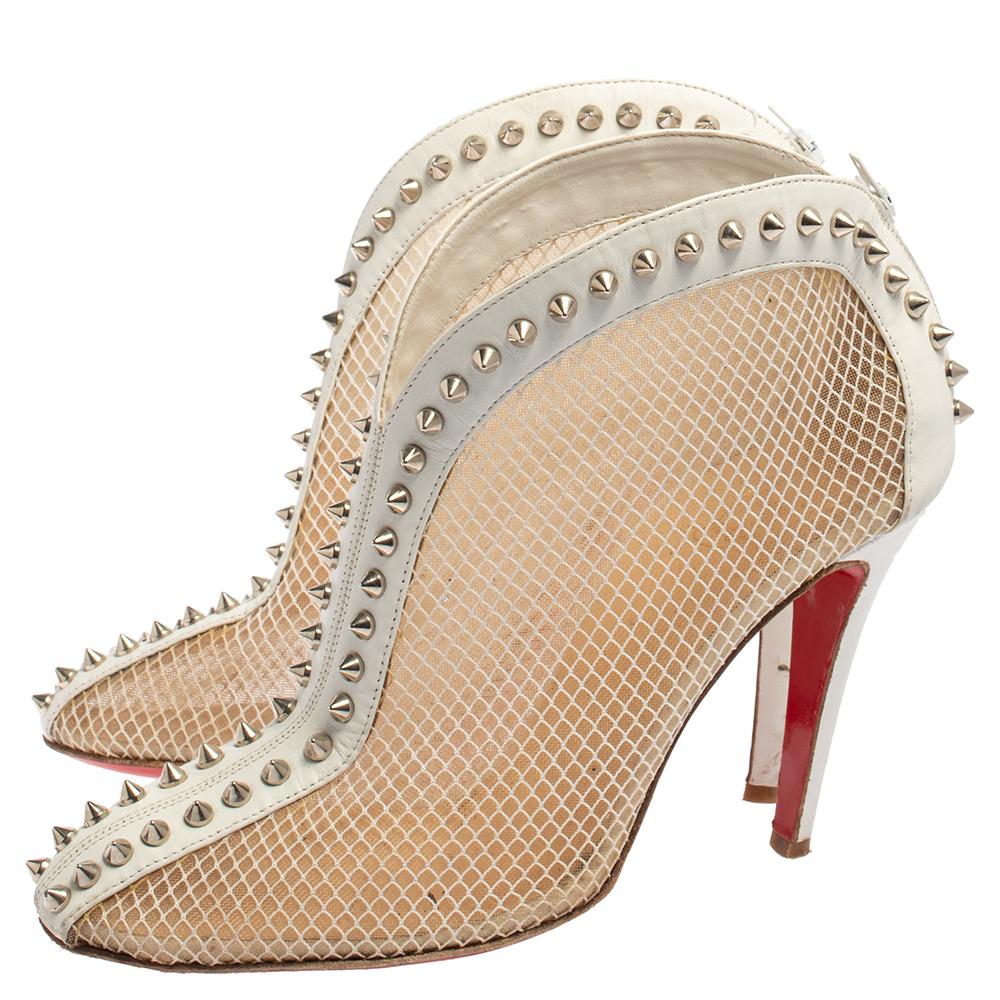 louboutin studded booties
