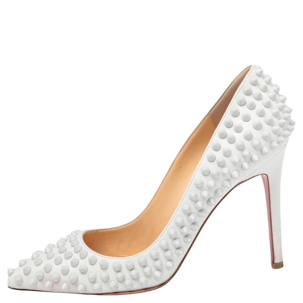 louboutin pigalle white