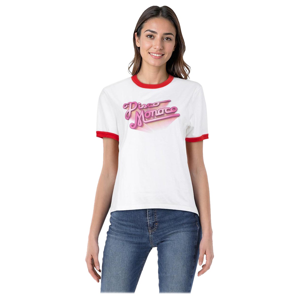 Christian Louboutin White Printed T-Shirt Size S im Angebot