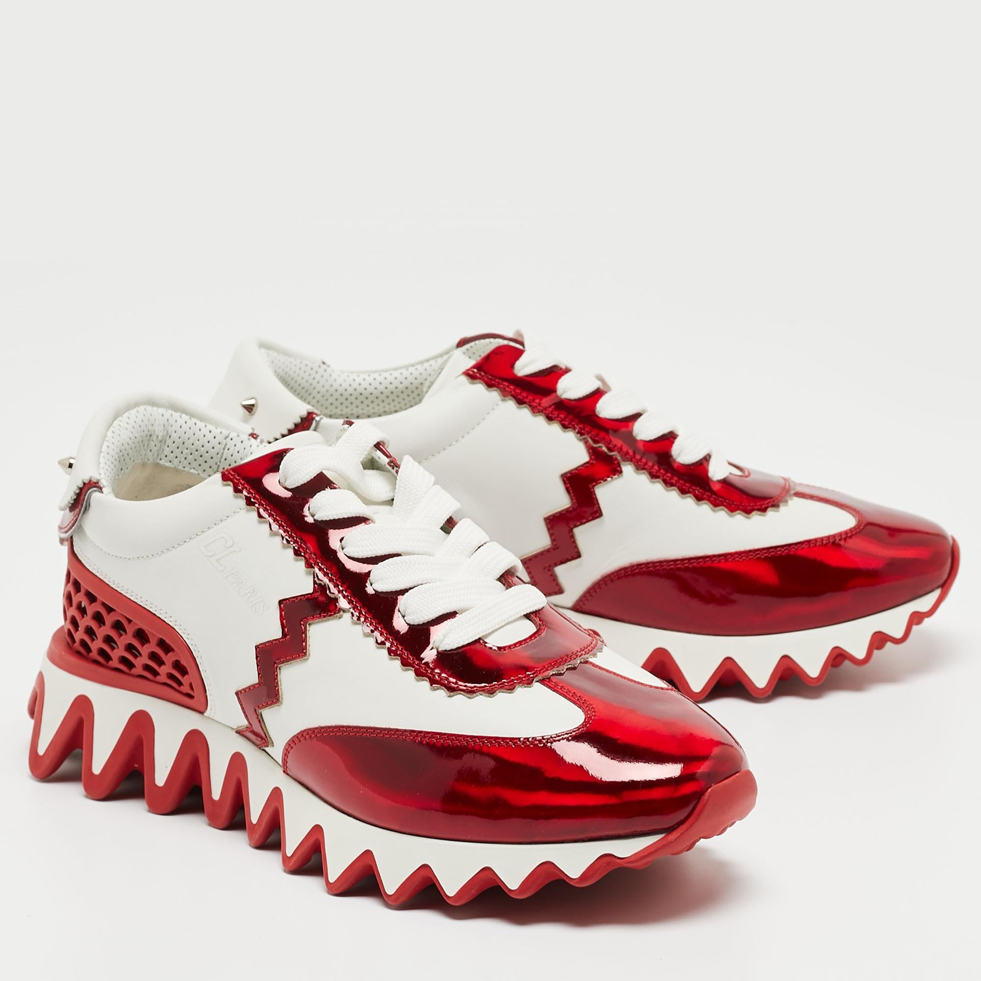 Coming in a classic silhouette, these designer sneakers are a seamless combination of luxury, comfort, and style. These sneakers are designed with signature details and comfortable insoles.

