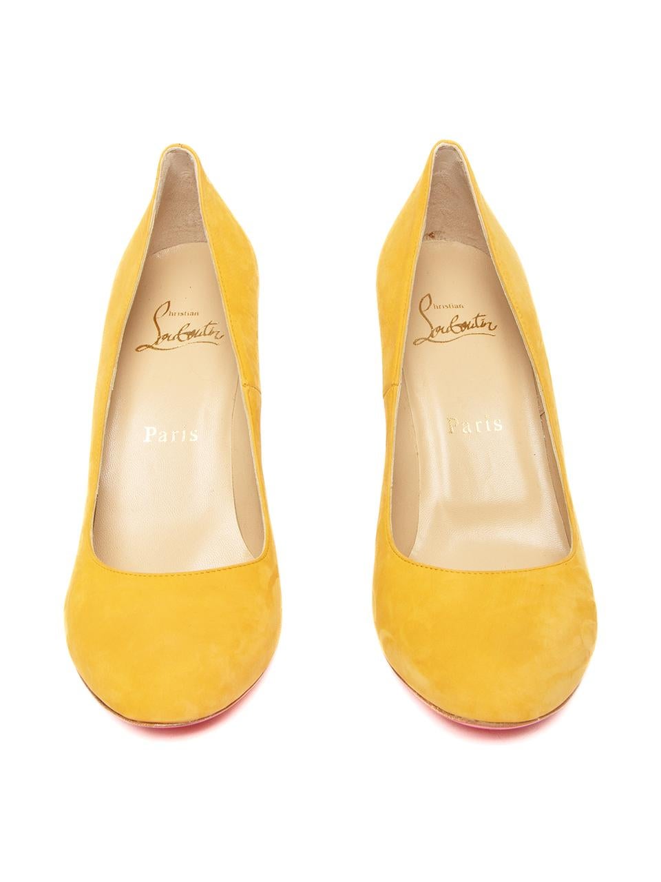 yellow fur heels