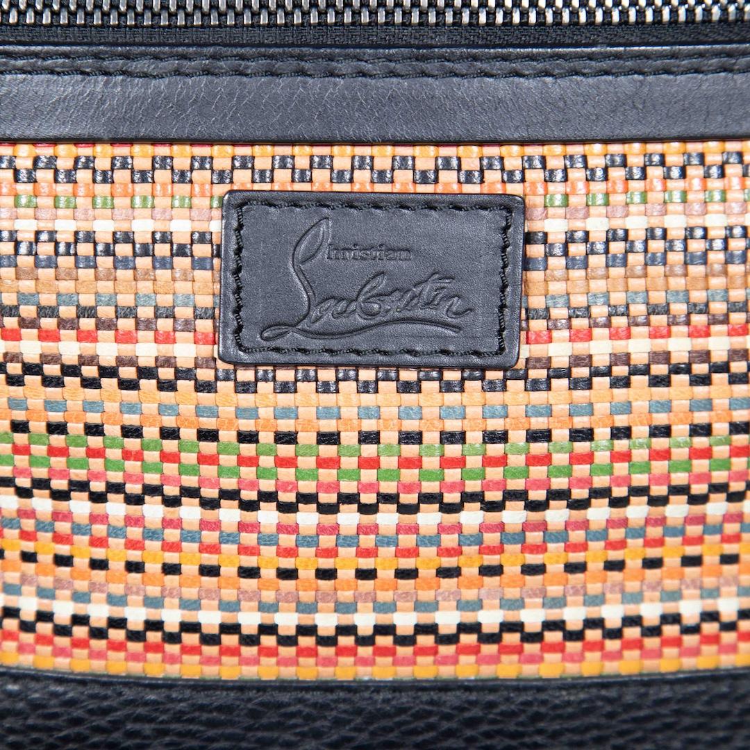  Christian Louboutin Sac à dos Aliosha en cuir tissé Pour femmes 