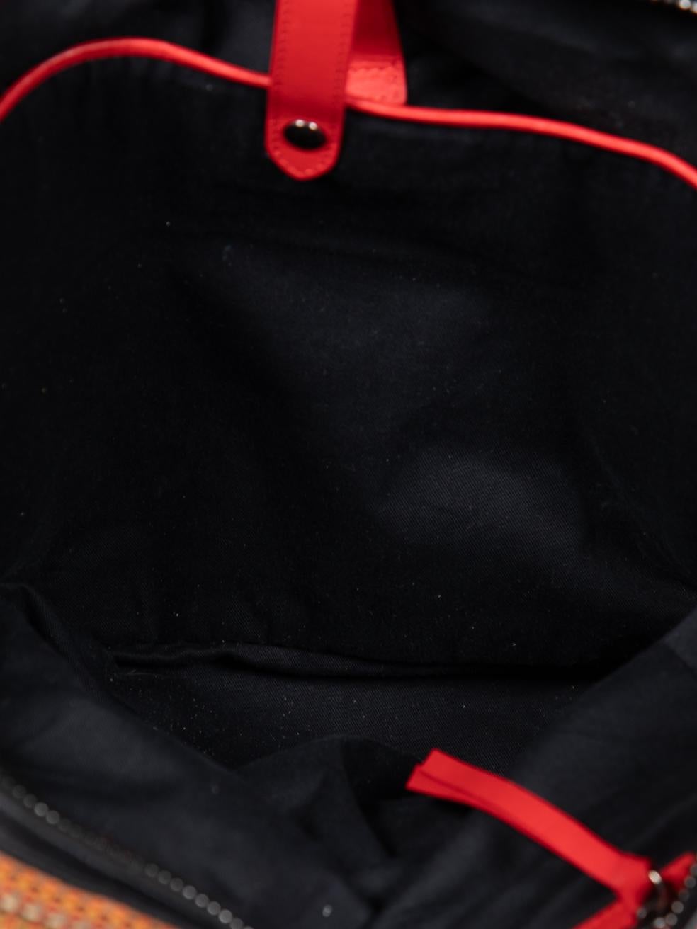 Christian Louboutin Sac à dos Aliosha en cuir tissé 1