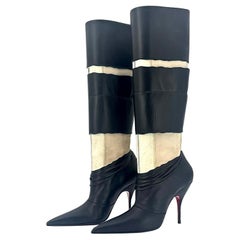 Christian Louboutin x Maison Margiela Xrismarteen 100 Stivali al Ginocchio 36