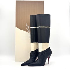 Christian Louboutin x Maison Margiela Xrismarteen 100 Knee High Boots 37