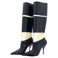 Christian Louboutin x Maison Margiela Xrismarteen 100 Knee High Boots 37.5