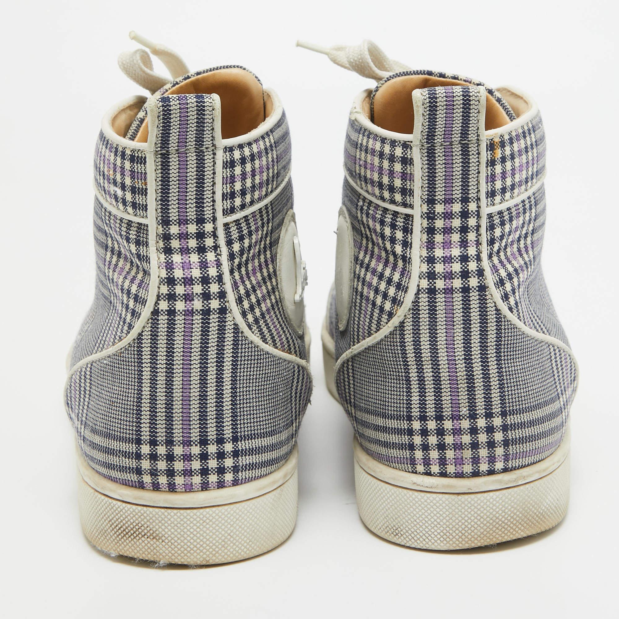 Uomo Christian LouboutinScarpe da ginnastica in tela monocromatica Rantus Orlato Taglia 41 in vendita