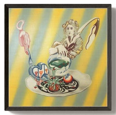 Christian Ludwig Attersee „Großes Suppenschüsselbild“ 2012- Offsetlithographie
