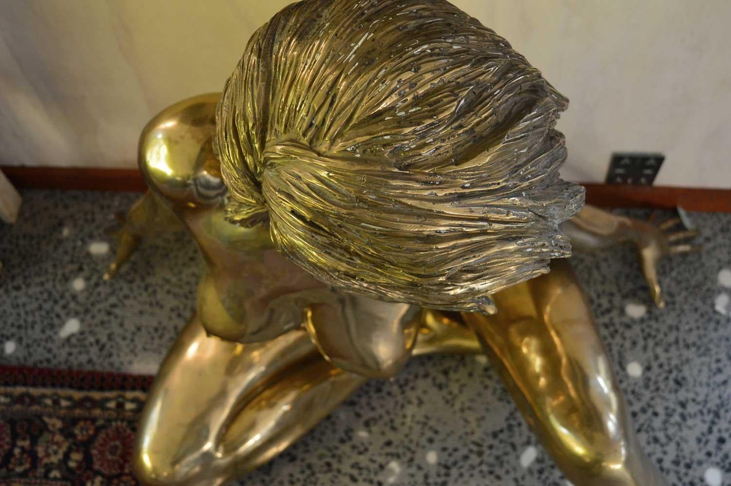 Marilyn - Nu, Sculpture en Bronze, Contemporain, Christian Maas en vente 11