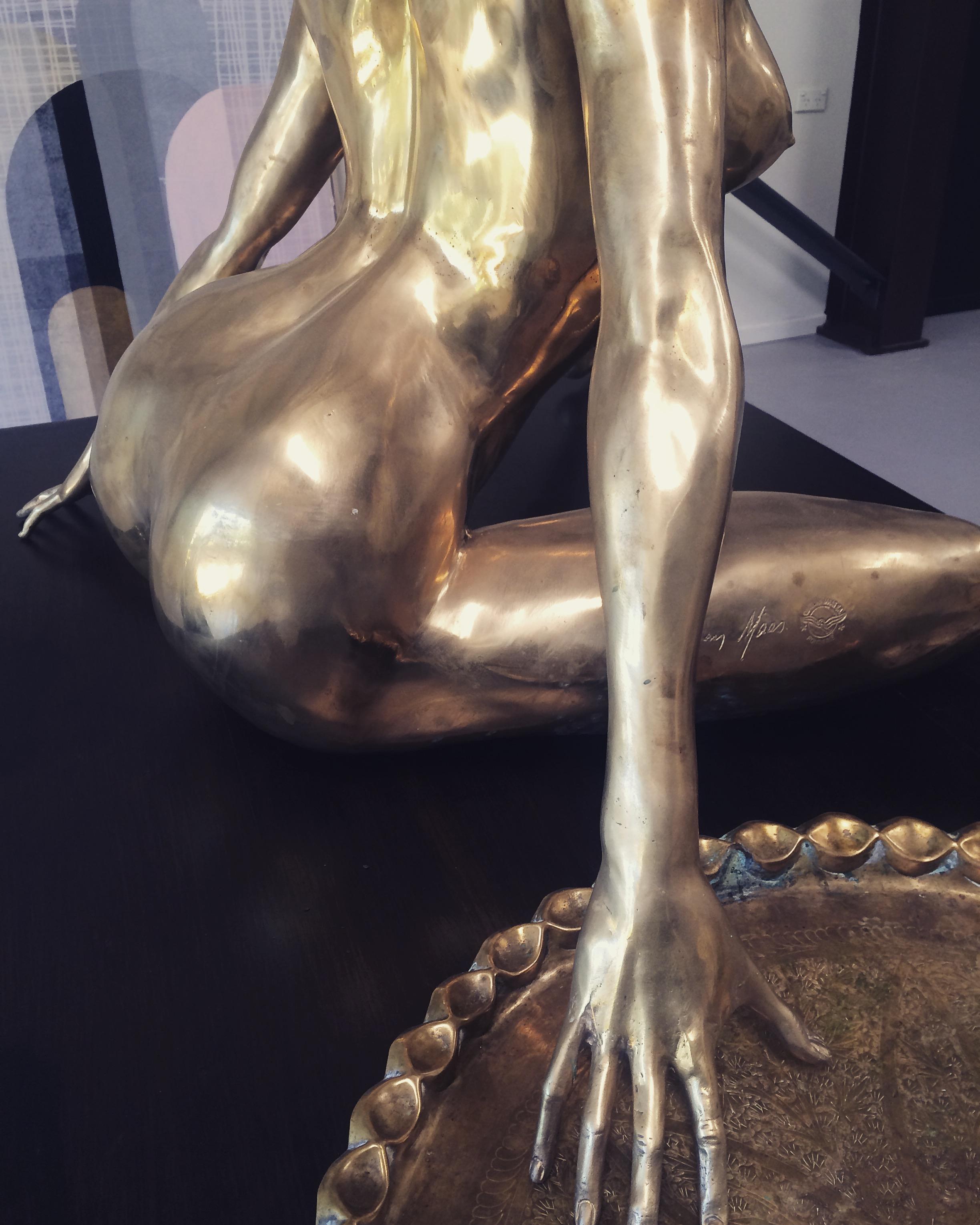 Marilyn - Nu, Sculpture en Bronze, Contemporain, Christian Maas en vente 1