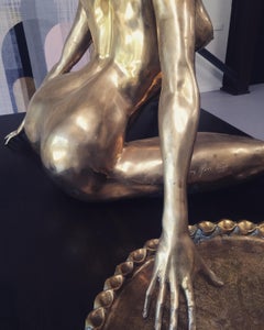 Marilyn - Nude, Bronze Sculpture, Contemporary, Christian Maas