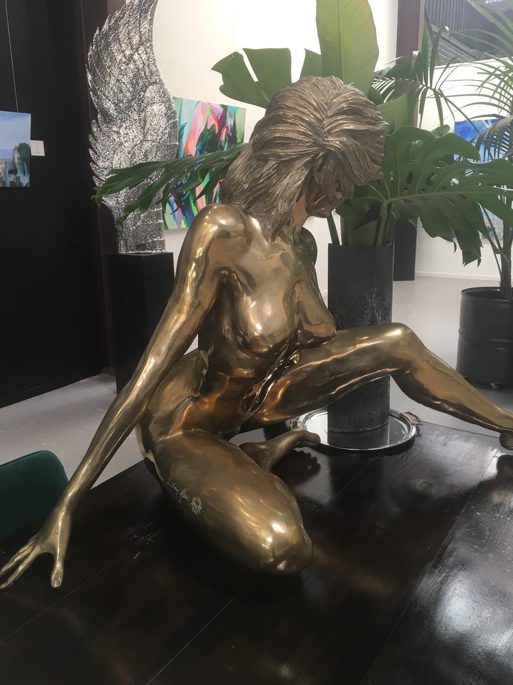 Marilyn - Nu, Sculpture en Bronze, Contemporain, Christian Maas en vente 3