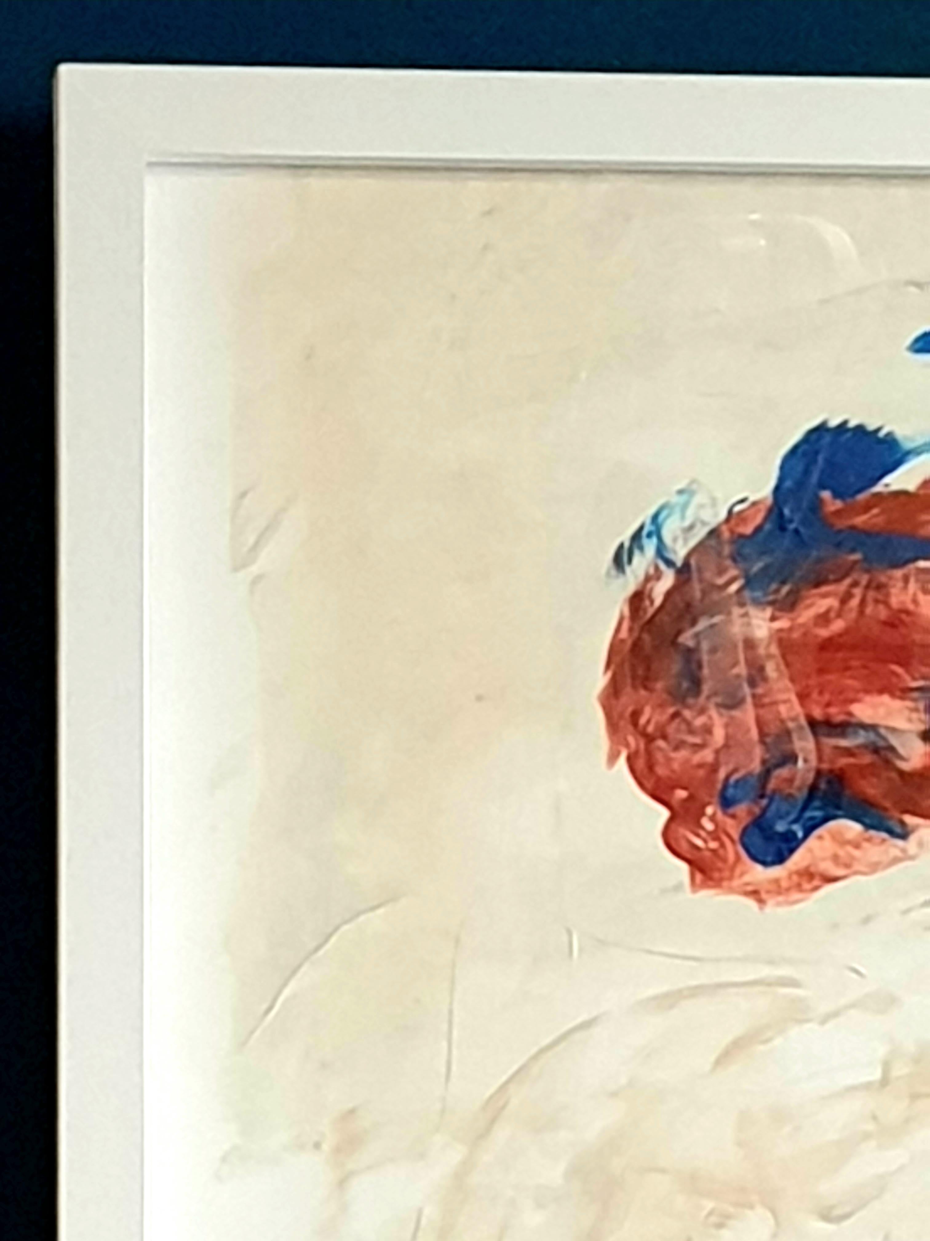 Expresionista Abstracto Contemporáneo Acrílico sobre Papel, 'Homenaje a Debussy'. en venta 12