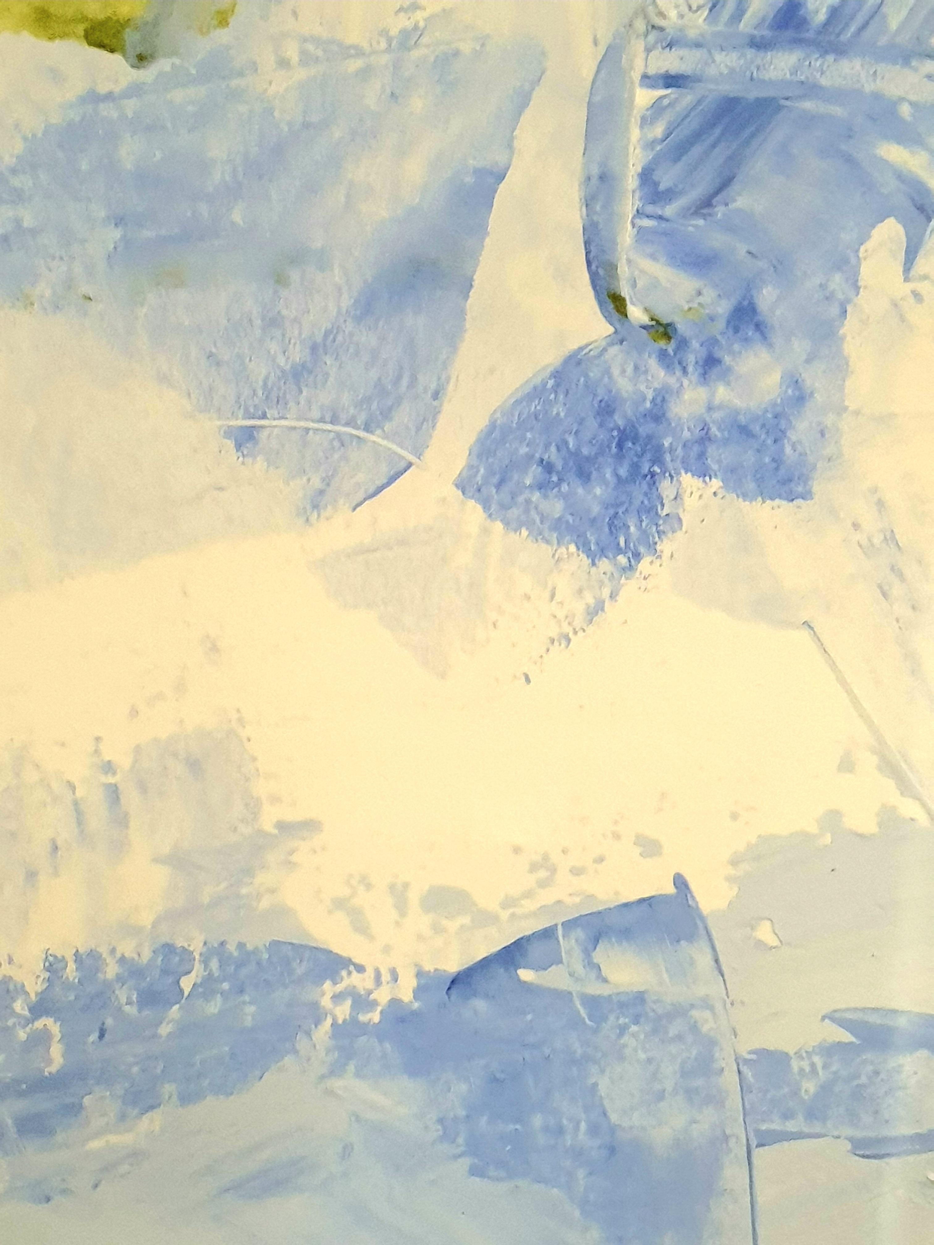 Expresionista Abstracto Contemporáneo Acrílico sobre Papel, 'Homenaje a Debussy'. en venta 12