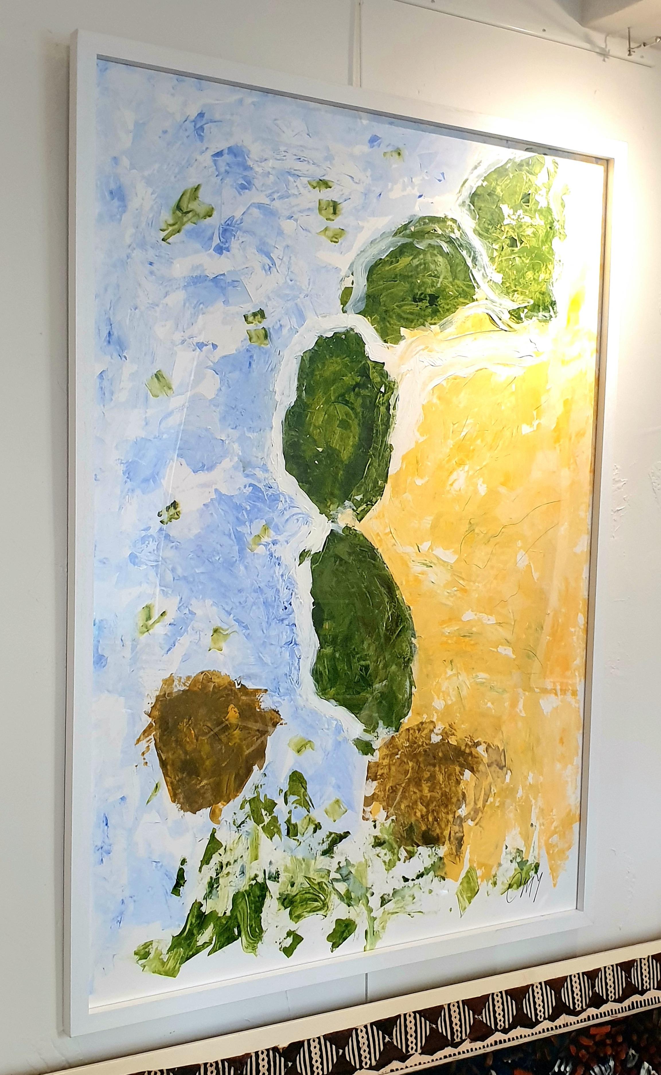 Expresionista Abstracto Contemporáneo Acrílico sobre Papel, 'Homenaje a Debussy'. en venta 14