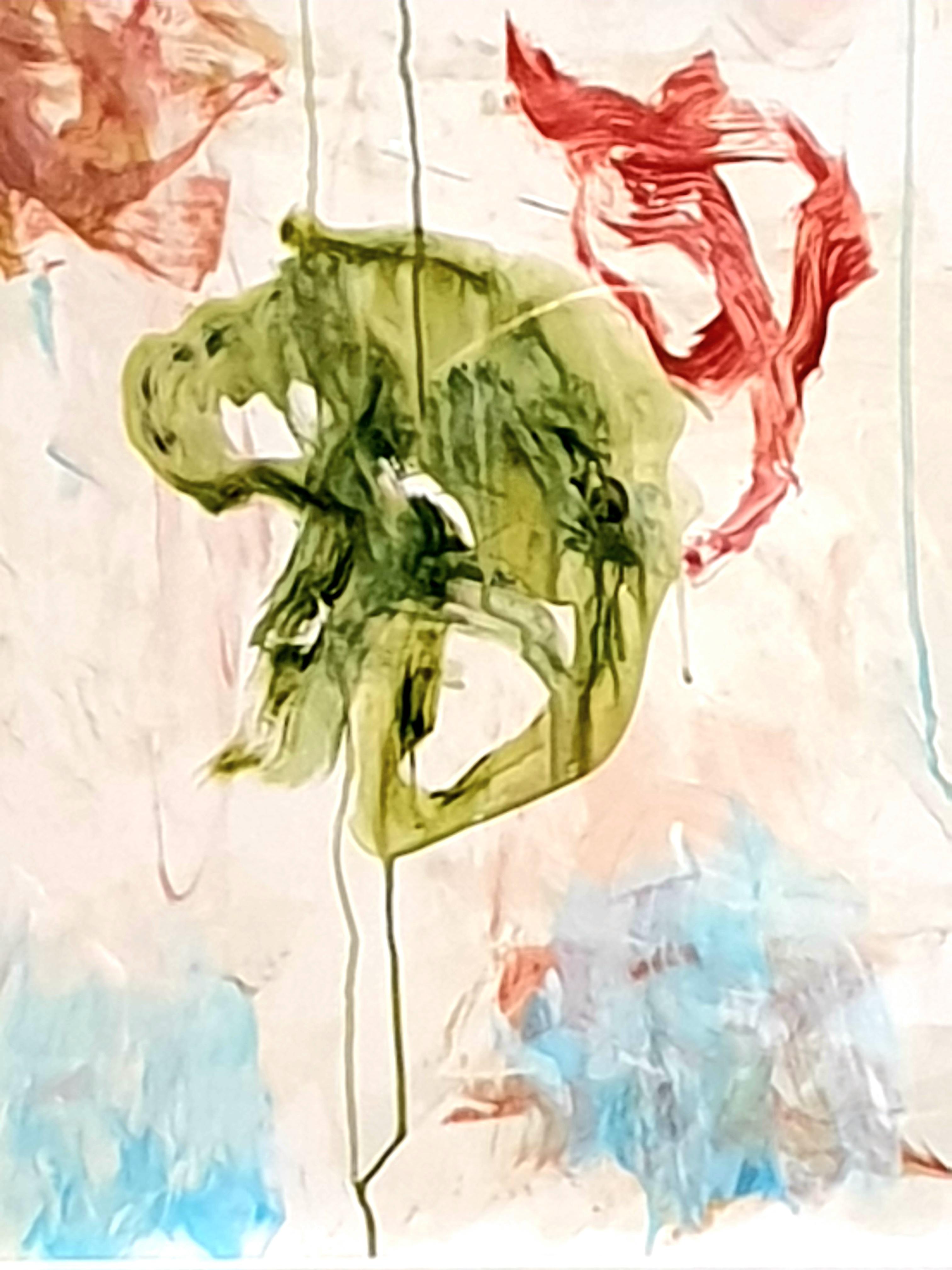 Expresionista Abstracto Contemporáneo Acrílico sobre Papel, 'Homenaje a Debussy'. en venta 1